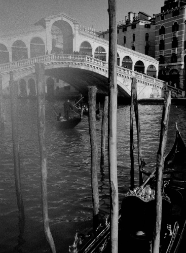 Ponte a Venezia con gondoliere 